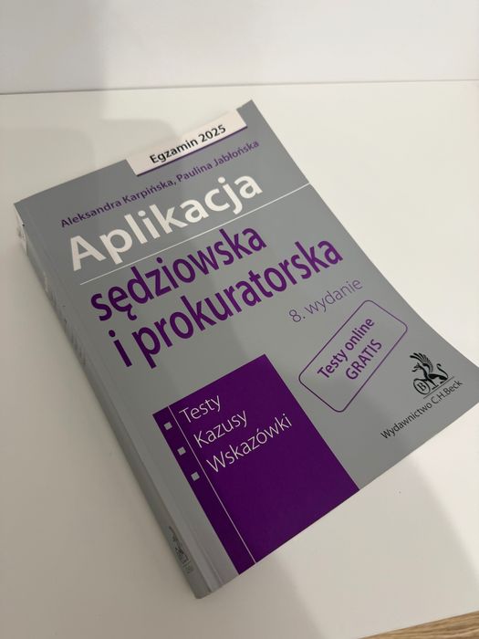Książka Aplikacja sędziowska i prokuratorska - 8. wydanie