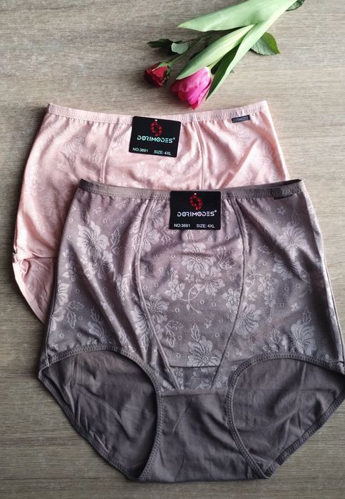2×damskie majtki figi modelujące 2/3XL