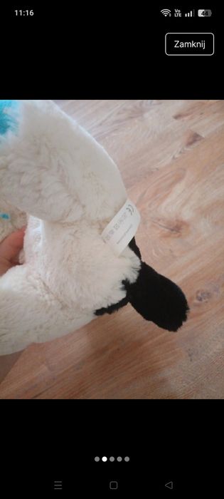 Pluszowy piesek łaciaty