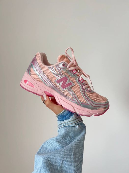 New Balance 740 Pink Silver Кросівки Нью Беланс Взуття Кроссовки Ретро