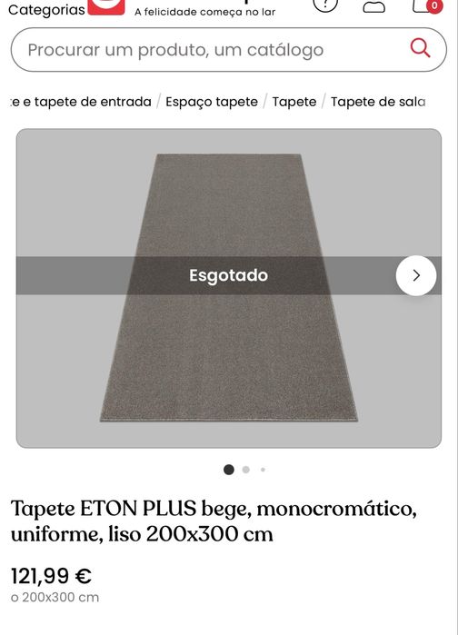 2 Tapetes vermelho 300x200cm