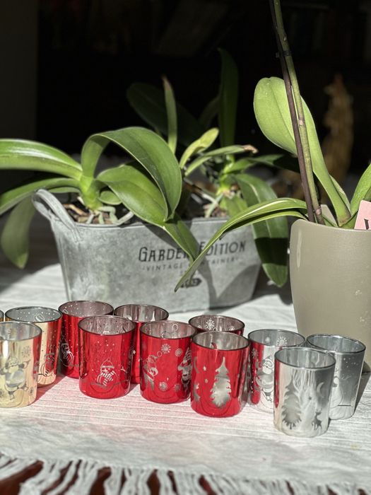 Castiçais (Tea lights) de Natal