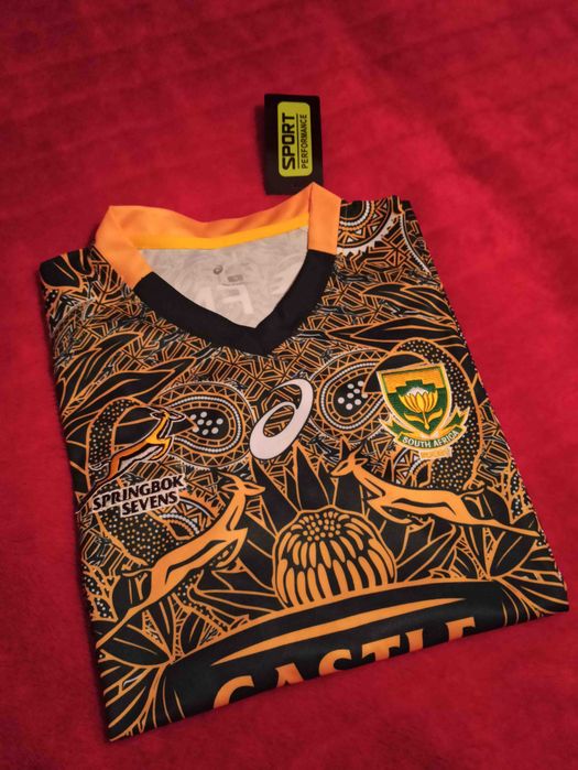 Camisola Equipamento Rugby ASICS | 7s África do Sul | NOVA