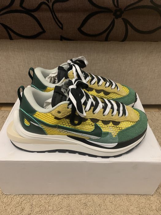 Кросівки, Nike Vaporwaffle sacai Tour Yellow Stadium Green , чоловічі