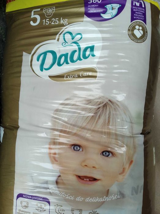 2x pieluchy Dada extra care giga paka 5