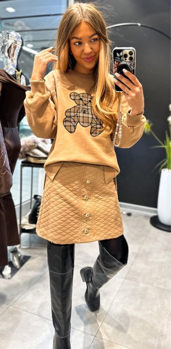 By o la la spódniczka pikowana L 38/40/42 new sale %%%