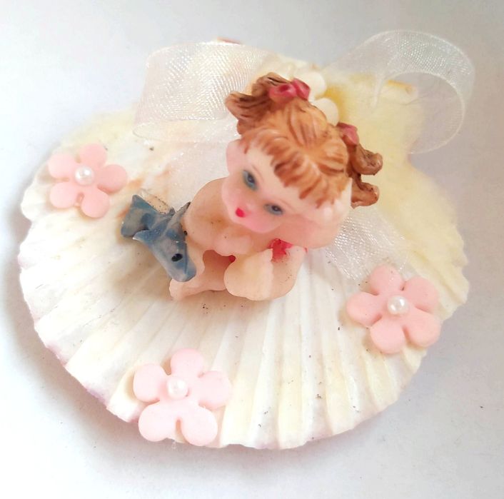 Conchinha batizado com menina