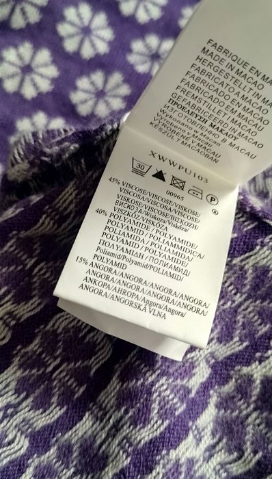 Zimowa ciepła sukienka tunika z angorą L XL 40