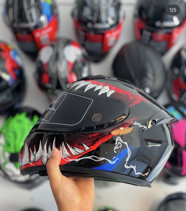 Capacete jockey rosa novo 90€ viseira espelhada