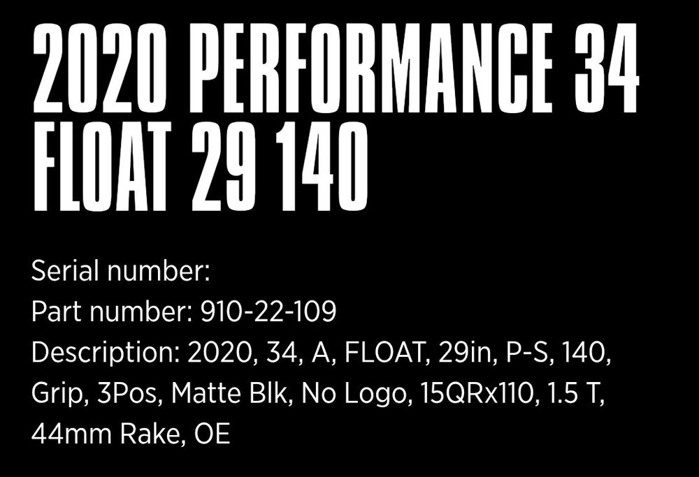 Fox Float 34 performance 29  140mm