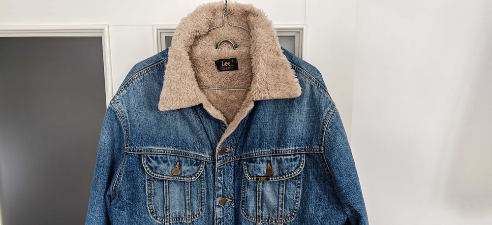 LEE Kurtka Jeans Na Futerku. M/L