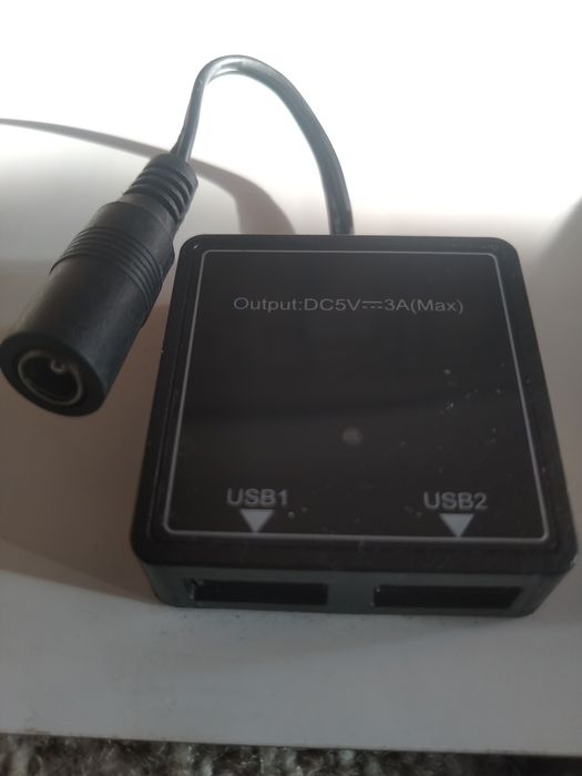 Портативная солнечная панель для зарядки телефонов, 2 USB 5В 3А, джек