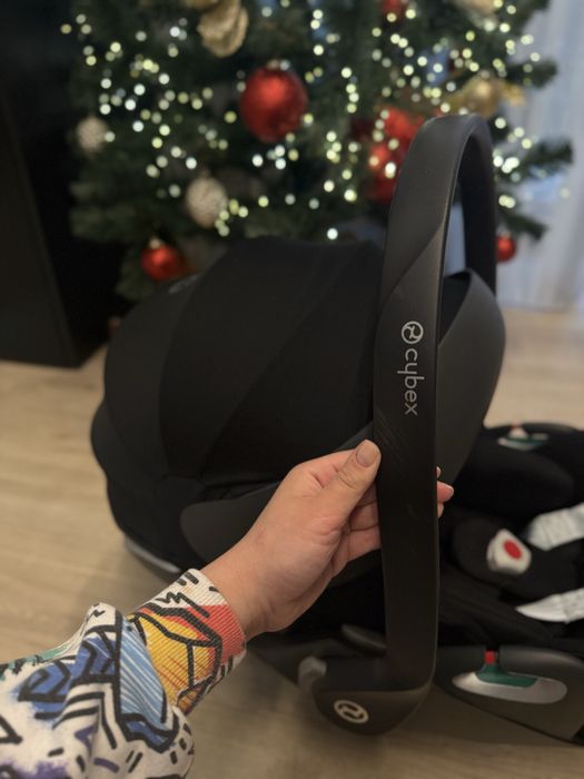 Автокрісло Cybex Cloud Z2 (T) i-Size deep Black до Priam Platinum