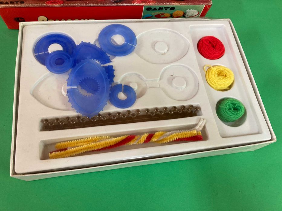 Raro Jogo Ponpons da Karto carto Antigo