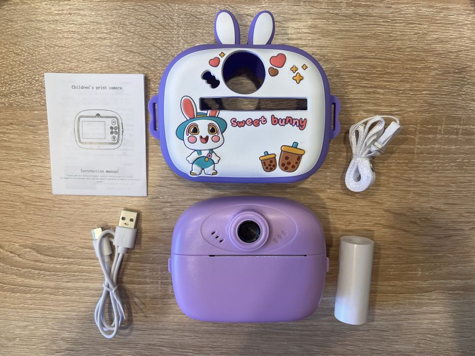 Полароїд для дітей, дитячий фотоапарат з миттєвим друком, термодрук