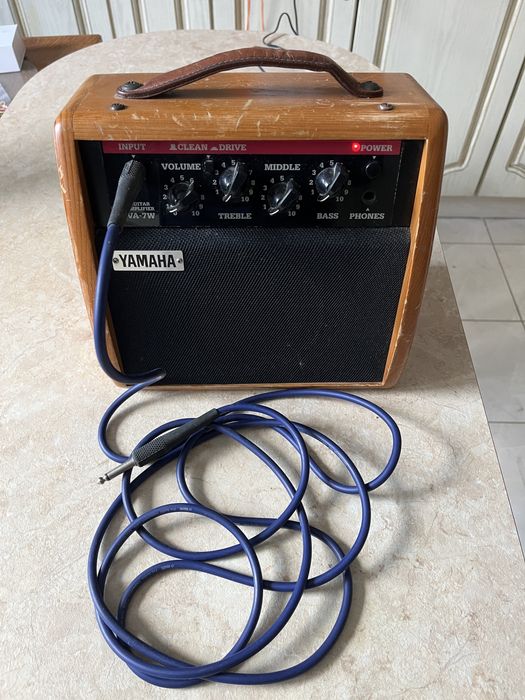 Рідкісний дерев'яний портативний Гітарний підсилювач Yamaha VA-7W