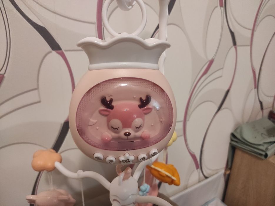 Дитячий мобіль на ліжечко з проектором