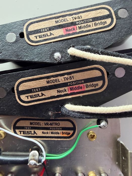 Pickupy TESLA HSS Set - nowe