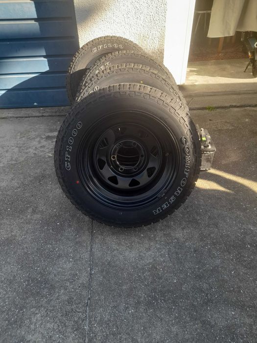 Jantes 16 /10 + pneus todo terreno