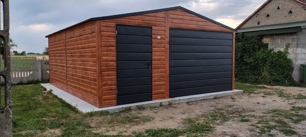 Garaż Blaszany Blaszak Drewnopodobny Schowek PREMIUM PRODUCENT!!!
