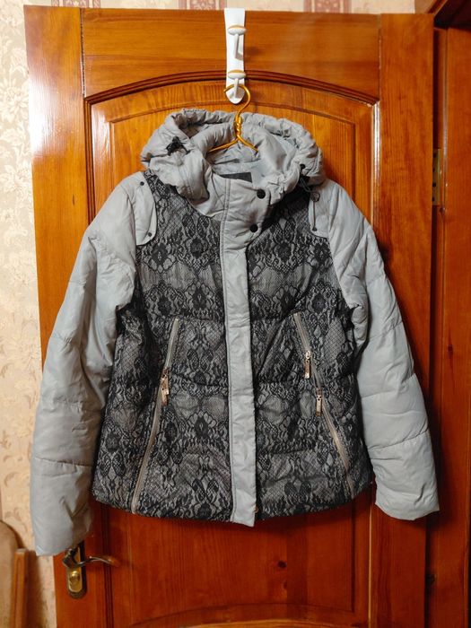 Натуральний пуховик, розмір l-xl