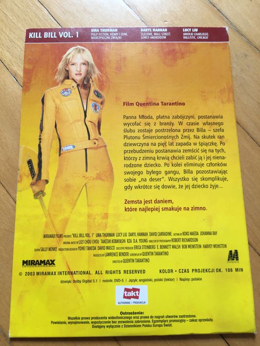 kill bill film dvd quentin tarantino