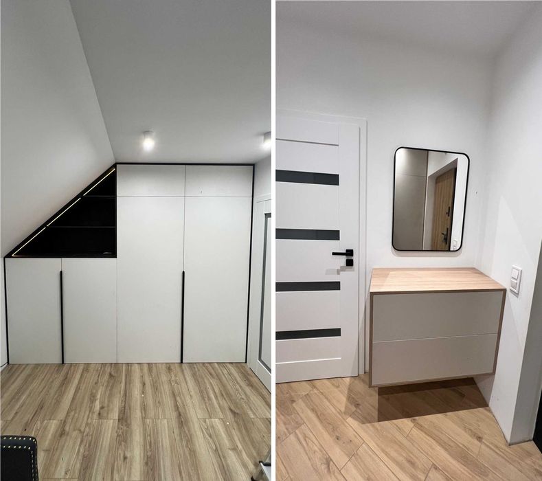 Szafy na wymiar, Skosy, Łazienki | DARMOWY PROJEKT 3D i Pomiar Rybnik