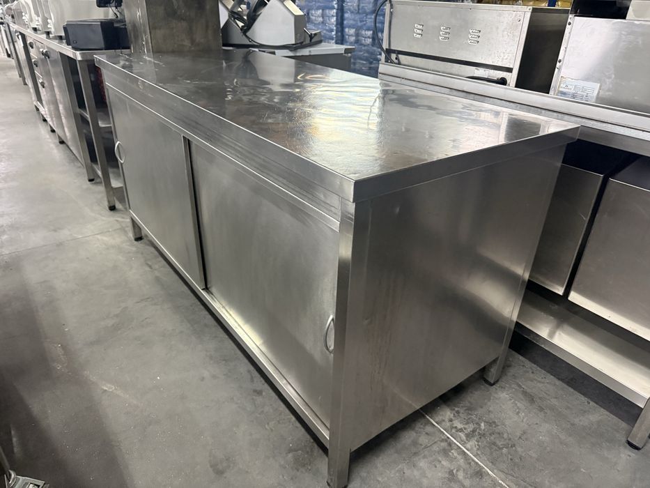 Armário em inox louceiro mesa de trabalho