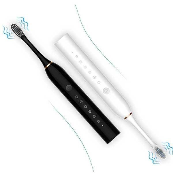 Зубна щітка електрична 4 насадки SONIC TOOTHBRUSH X-9