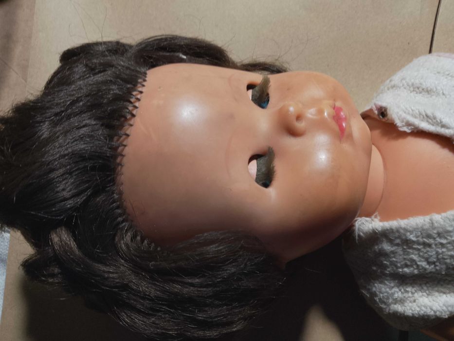 stara duża lalka prl