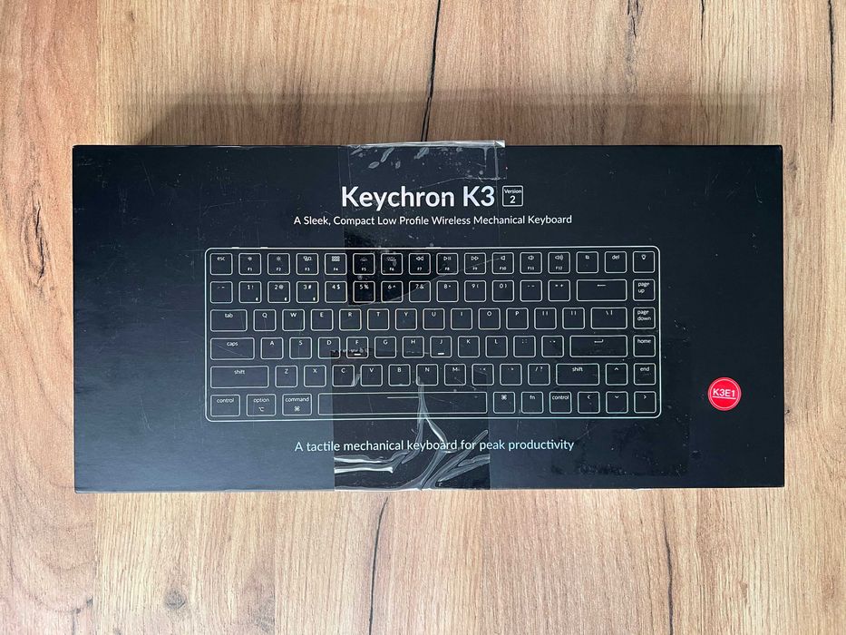 Клавіатура Keychron K3 Low Profile HotSwap Optical RGB Red K3E1
