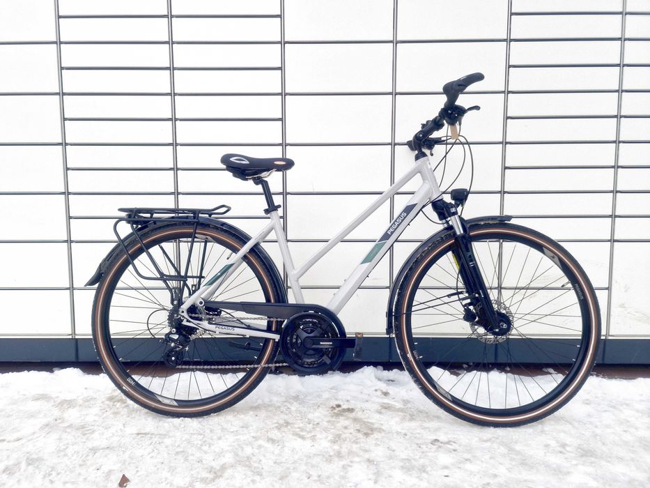 FV23% Rower trekkingowy Pegasus Solero / Altus 3x8 / 50 cm / JAK NOWY