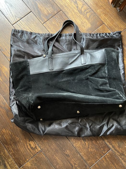 Torba skórzana shopper dwustronna