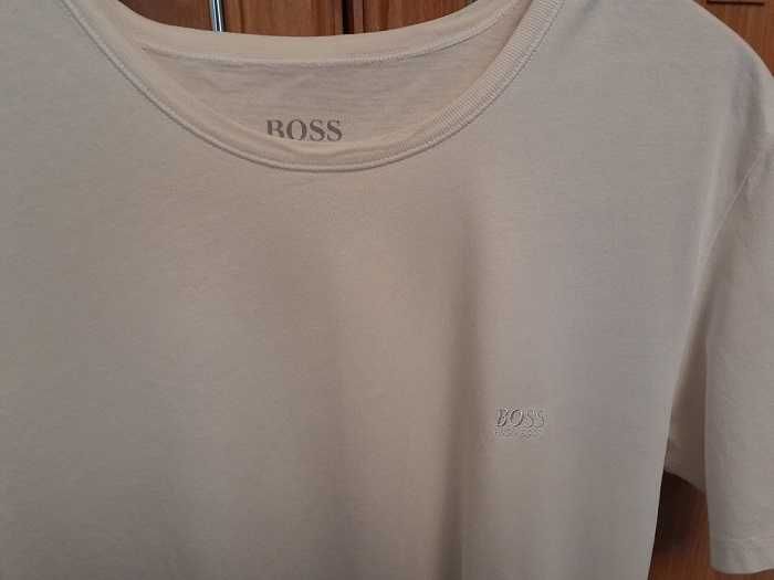 Hugo Boss - t_shirt biały i czarny - xl - 4 szt