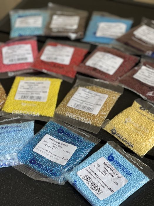 Бісер Preciosa 10/0 — РОЗПРОДАЖ залишків, вигідна ціна!