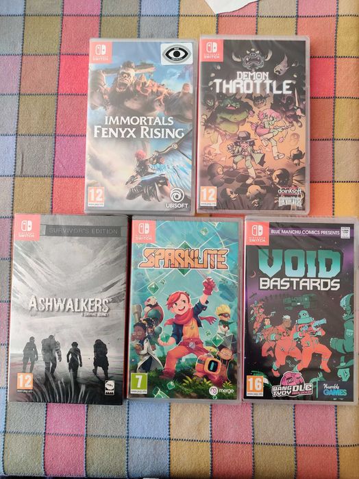 jogos novos nintendo Switch selados