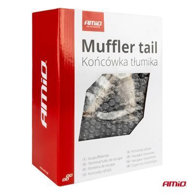 Końcówka Tłumika Carbon Podwójna 89Mm Montaż Spaw