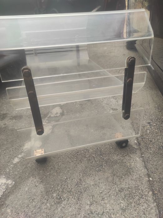 Mesa de centro/apoio de TV,VINTAGE,em ACRÍLICO