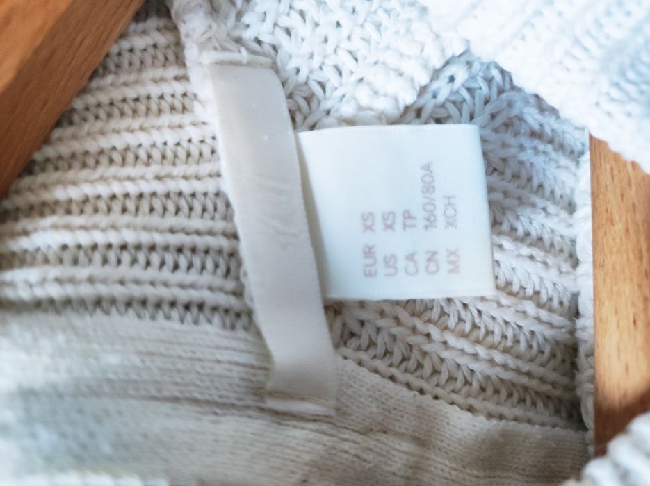 Biały Sweter H&M r.S/M