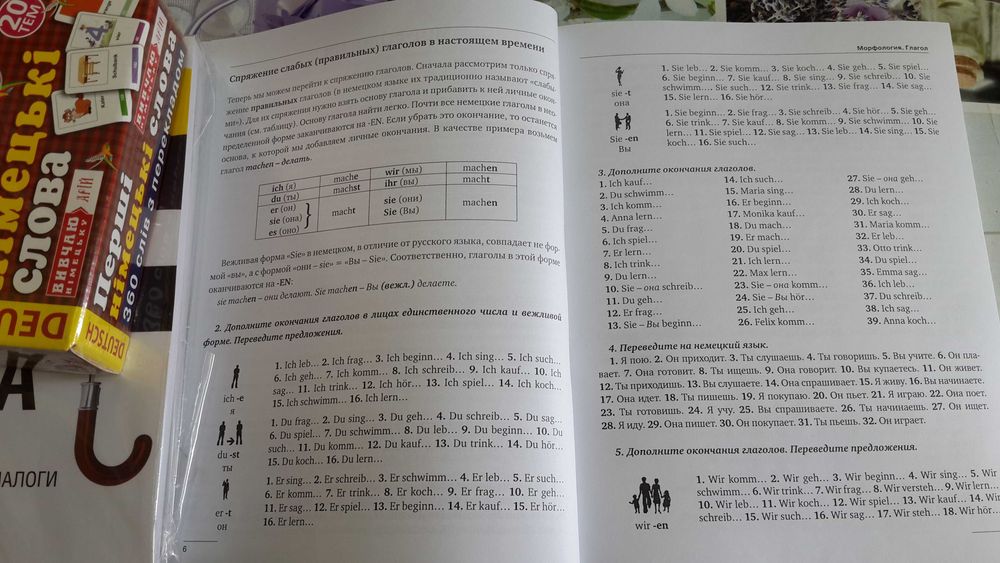 Грамматика упражнения немецкий язык Листвин
