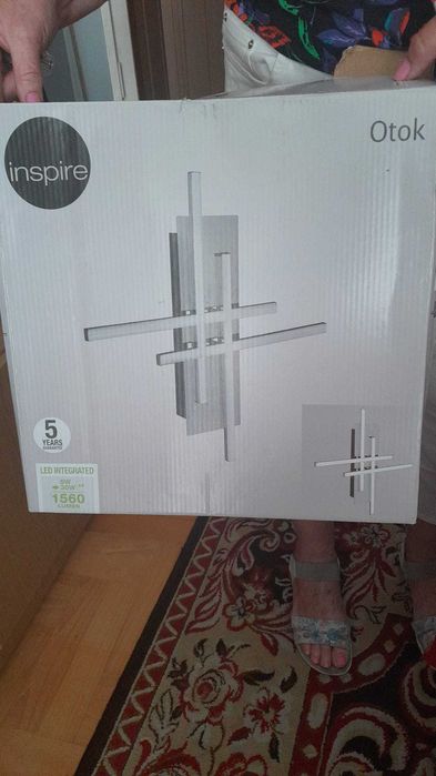 Lampa ledowa plafon nowoczesny nowy inspire otok