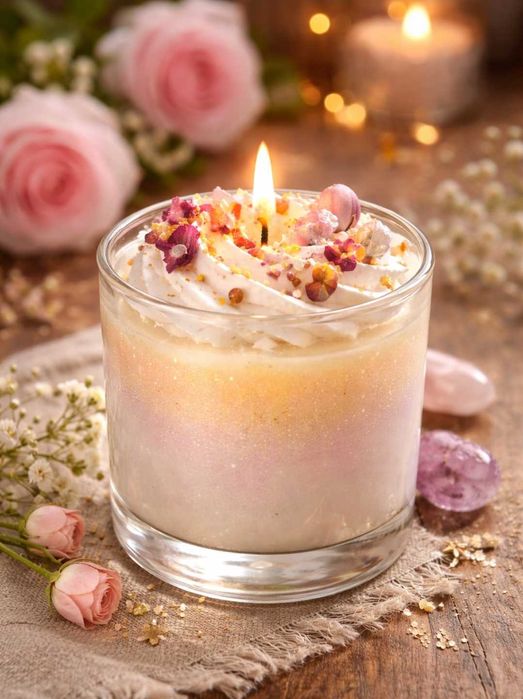 Świeca Sojowa Róża