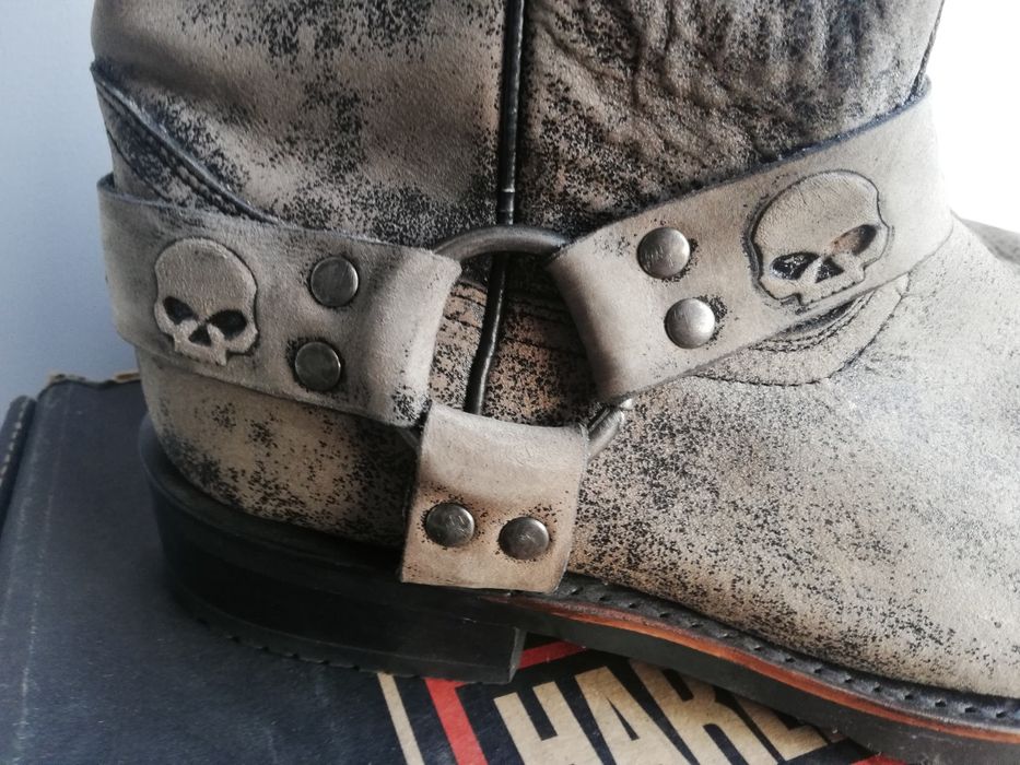 Harley Davidson Willie G. Skull ,kowbojki Harley Davidson rozmiar 46