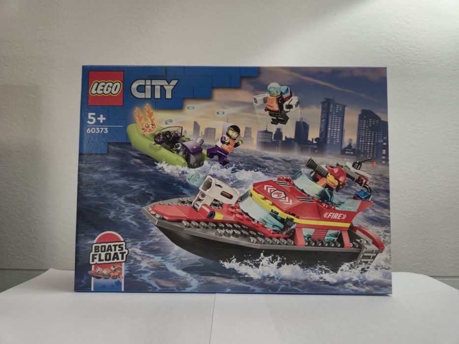 LEGO CITY  60373  Barco de Resgate dos Bombeiros