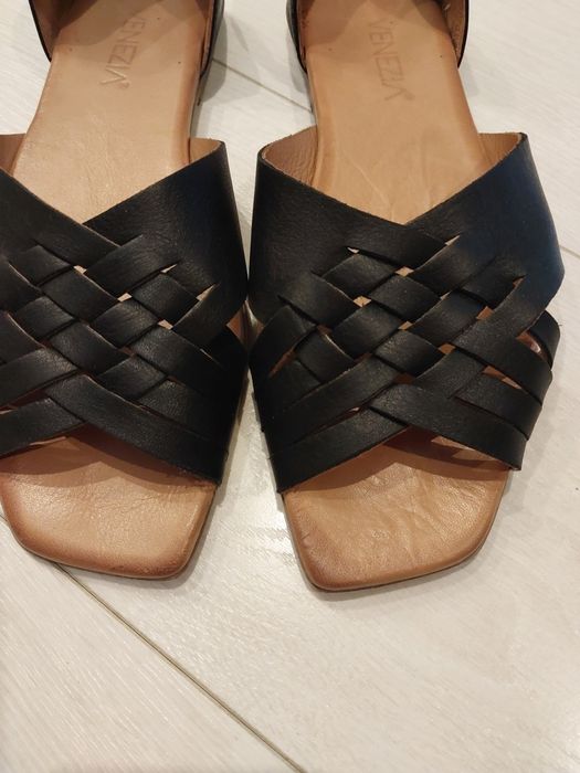 Sandały, buty, Venezia , czarne