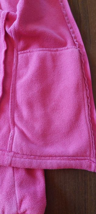 Тёплая флисовая кофта на девочку