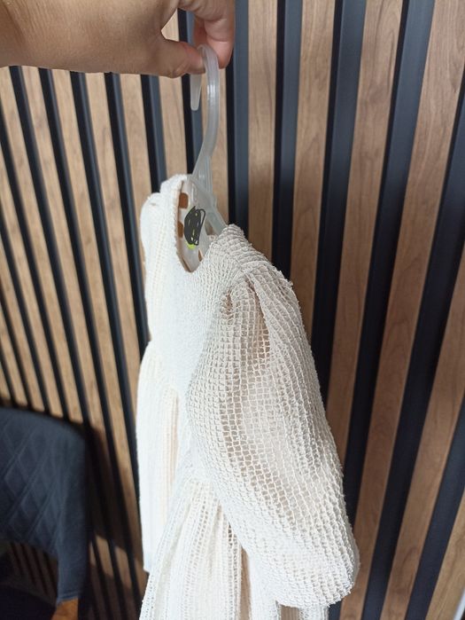 Sukienka do chrztu, okolicznościowa handmade 68/74