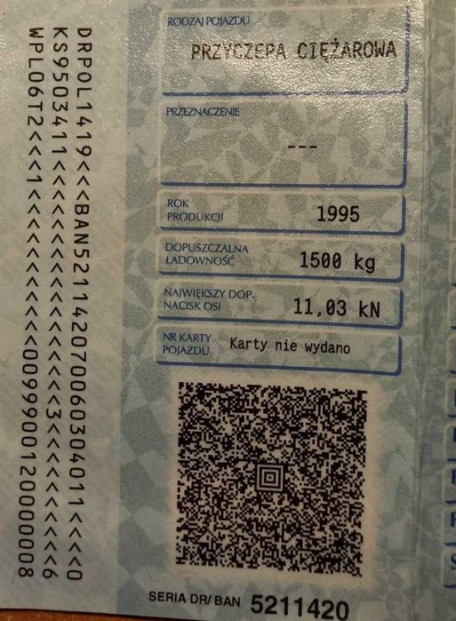 Sprzedam pozostałości po przyczepie SAM