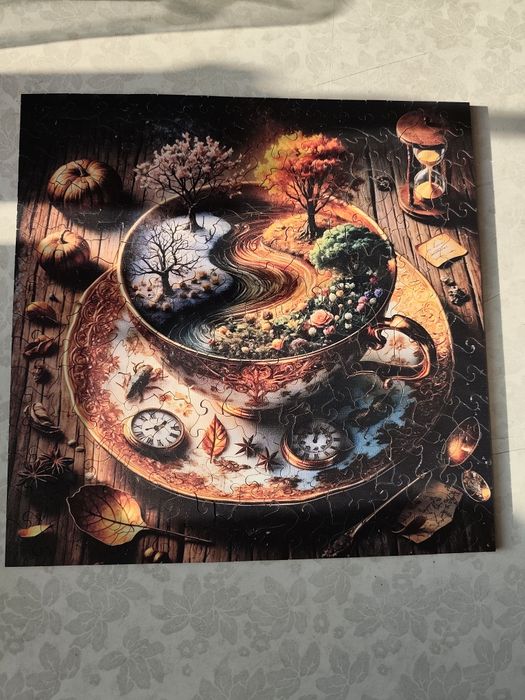 Пазлы дерев'яні  (Пори року)