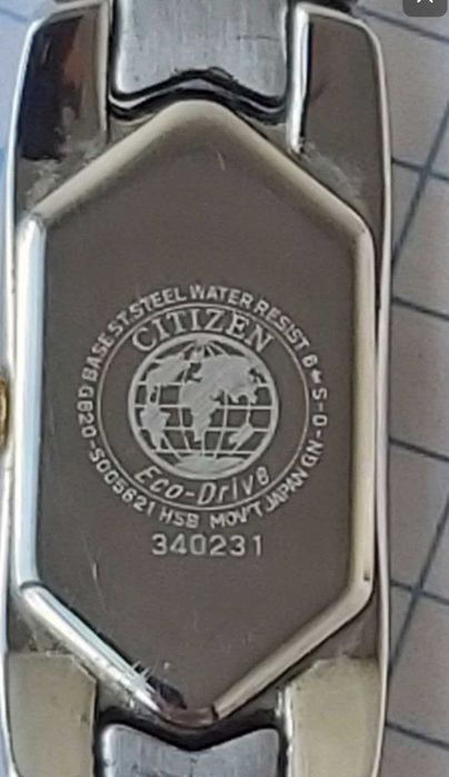 Винтажные женские часы Citizen с перламутровым циферблатом